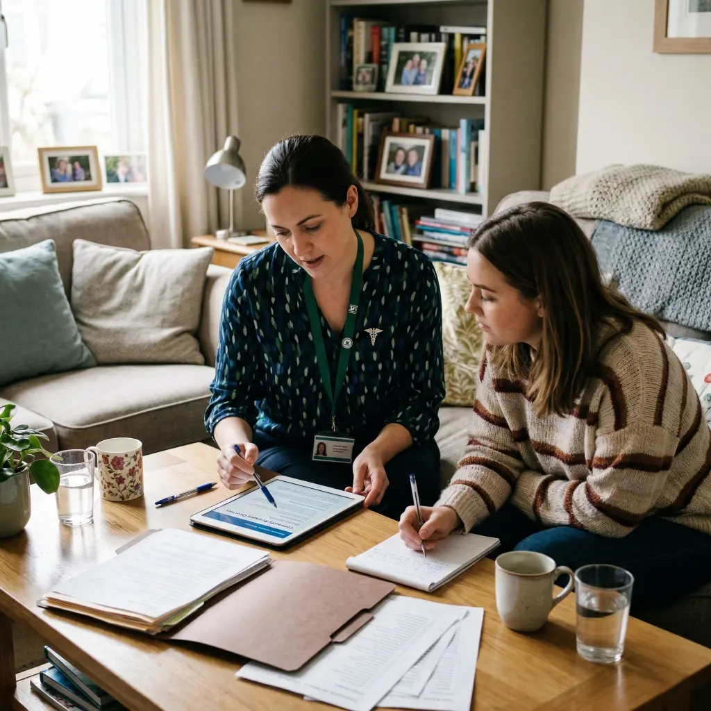 MSW coordinating community resources for patient.